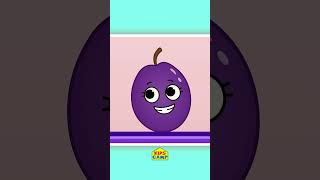 10 Fruits Rolling on the Shelf 🍇🍎 Fruits Song for Kids shorts kidssong abclearningclub [upl. by Redlac]