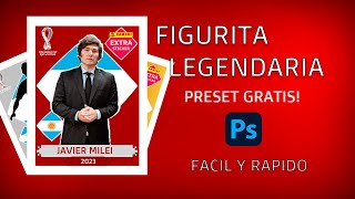 CREA TU PROPIA FIGURITA LEGENDARIAQatar 2022 Cromo Personalizado TUTORIAL DESDE 0 [upl. by Lilybel]