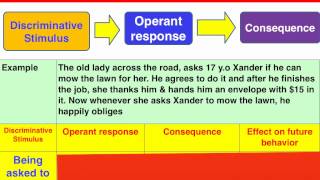 3 phase Operant Conditioning model  VCE Psychology [upl. by Meredeth643]