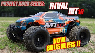 Team Associated Rival MT10 1st Run Brushless [upl. by Salita]