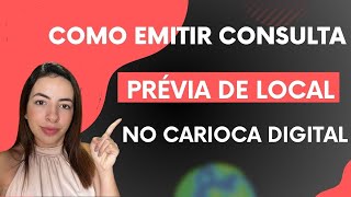 COMO FAZER A CONSULTA PRÉVIA DE LOCAL [upl. by Eilata]