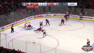 Montreal Canadiens vs Ottawa Senators ECQF Game 1 Highlights [upl. by Ahsac]