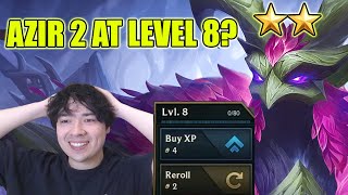 AZIR 2 AT LEVEL 8 My Spot Was INSANE For Fated Dryad CHALLENGER GAMEPLAY I Set 11 TFT [upl. by Mik]