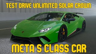 META S Class car in TDUSC  Lamborghini Huracán Performante  Test Drive Unlimited Solar Crown [upl. by Hnamik233]