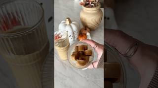 fall themed coffee🎃🍂 coffee fall coffeelover icedcoffee fallvibes asmr [upl. by Oicatsana]