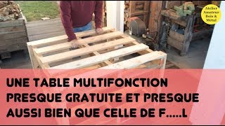 Une table multifonction presque gratuite [upl. by Eveiveneg171]