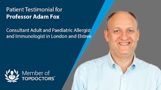 A patient testimonial for Professor Adam Fox [upl. by Donata]