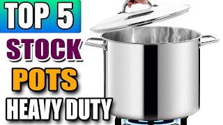 Best Heavy Duty Stock Pots Stainless Steel [upl. by Nohsid776]