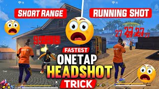 Secret 10x Faster Headshot Trick 🔥 For Only Red Numbers  Ump Shotgun amp DEagle Setting Free Fire [upl. by Llehcor]