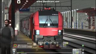 TS2014 HD HRQ OBB Railjet Siemens ES64U2 Class 1116 Taurus With 14 Car IC Train on Snowey NEC [upl. by Alguire592]