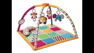 Review Infantino Safari Fun Twist and Fold Activity Gym and Play Mat [upl. by Chandos]