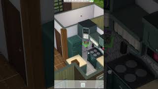 sims 4 kitchen makeover sims4build shortsasmr sims4nocc simsspeedbuild shorts short thesims4 [upl. by Ennaeirb]