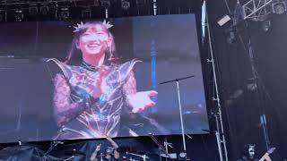 BABYMETAL  DISTORTION world tour 2024 in Santiago Chile barricade right 4K 60 fps [upl. by Bussey]