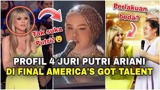 Waduh juri ini tak suka Putri Ariani Apakah benar Profil 4 Juri Americas Got Talent 2023‼️ [upl. by Sarchet180]