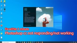 Fix adobe photoshop not responding windows 10 [upl. by Dumond]