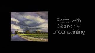 Pastel with Gouache underpainting [upl. by Caye]