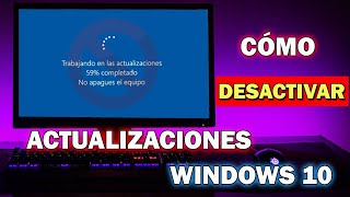 🔄 Cómo Desactivar Actualizaciones de Windows 10 Permanentemente [upl. by Oicnoel391]