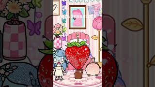 Magic strawberry baby🍓😱💖💘 tocaboca tocalifeworld shorts [upl. by Pilloff509]