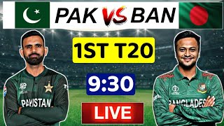 Pakistan vs Bangladesh 1st T20 Match Time Table amp Schedule  Pak Playing 11 vs Ban 2024 [upl. by Kahcztiy]