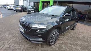 2024 SKODA Karoq SUV 15 TSI 150ps SportLine ACT DSG driveingram skodakaroq usedcars ayrshire [upl. by Ydner103]