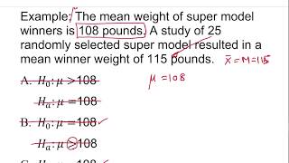 Null and Alternative Hypothesis Examples [upl. by Rehpinnej787]