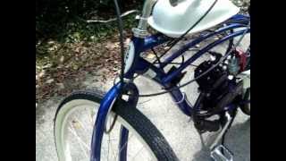 Schwinn Legacy  Grubee Skyhawk Motorized Bicycle Walkaround [upl. by Yeliab]