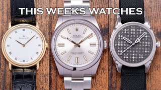 This Weeks Watches  Rolex OP 41 Kollokium Blancpain Villeret Gübelin Omega MKII amp More EP170 [upl. by Adnalu]