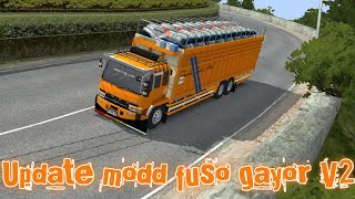 Fuso gayor V2  MOD BUSSID [upl. by Fredel179]