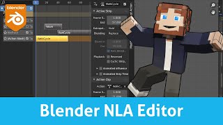 Learn Blenders NLA editor in 3 minutes  Blender 29 Animation Tutorial [upl. by Nylekcaj672]