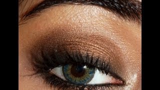 Bronze Smokey Eye Makeup Tutorial  corallista [upl. by Inoue]