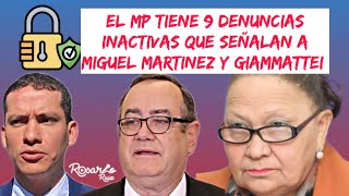 MP Revela 9 Casos de Corrupción que quotMencionanquot a Alejandro Giammattei y Miguel Martínez [upl. by Avla272]