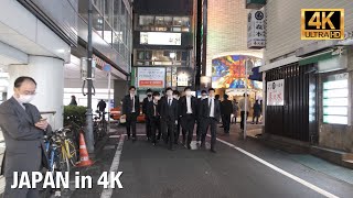 Friday Night in Tokyo Shibuya High Population Density Area  Walk Japan 2021［4K］ [upl. by Alliuqahs195]