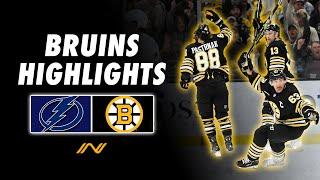 Bruins Highlights Boston Bruins Take On Lightning In Shootout Thriller [upl. by Furiya]