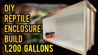 DIY HUGE Reptile Enclosure How To Build a Reptile Cage  Part 1 reptile pvcenclosure [upl. by Amby]