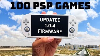 100 PSP Games Tested on TRIMUI SMART PRO  104 Firmware [upl. by Cavill]