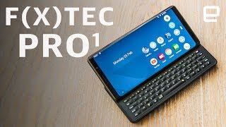 FxTec Pro1 Handson A fullkeyboard flagship at MWC 2019 [upl. by Notniuqal483]