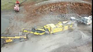 IMPACTOR  Keestrack R6h crushing basalt to 20mm class 2 roadbase [upl. by Milstone]