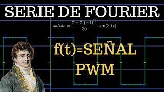 SERIE DE FOURIER señal PWM función IMPAR [upl. by Anauqes180]