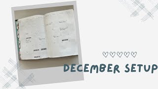 December Planner Setup  Sterling Ink  Cocoa Daisy [upl. by Lesley]