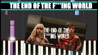 THE END OF THE FING WORLD Opening Theme Piano Tutorial  Cover SYNTHESIA  MIDI amp SHEETS [upl. by Cychosz602]