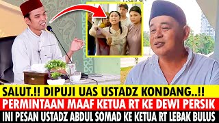 AKHIRNYA USTADZ ABDUL SOMAD PUJI KETUA RT LEBAK BULUS PERMINTAAN MAAF DGN DEWI PERSIK  SAPI KURBAN [upl. by Etnaud]