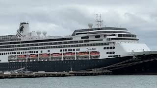 ZAANDAM Cruise Ship at Pier 3032 San Francisco CA Tue April 23 2024 On its way to Vancouver [upl. by Grenville]