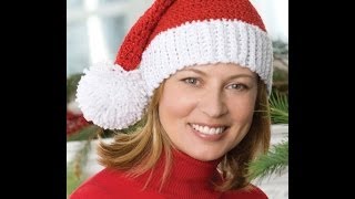 How to Crochet Santa Hat  Video 2 [upl. by Esiouqrut784]