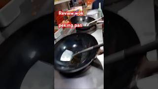 Review japan peking pan wajan baja bagus banget streetfood food wokpan cooking shorts fyp [upl. by Adaner]