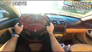 Driving the 2006 Maserati Quattroporte M139  POV TEST DRIVE [upl. by Neel]