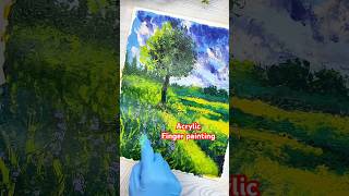 Acrylic finger painting acrylicpainting abstractpainting fingerpainting [upl. by Burford279]