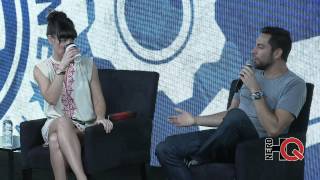 A Conversation with Evangeline Lilly live from NerdHQ 2014 [upl. by Wernick]