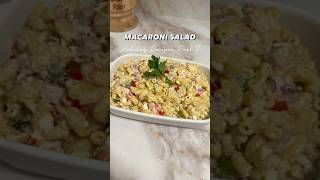 BEST Macaroni Salad for the Holidays 😍 puertoricanfood caribbeanfood [upl. by Aicirtap471]