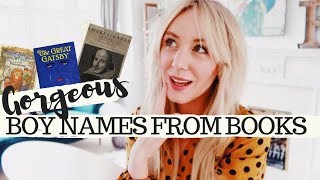 Gorgeous BABY BOY NAMES from BOOKS  Literary Baby Names SJ STRUM [upl. by Trovillion207]