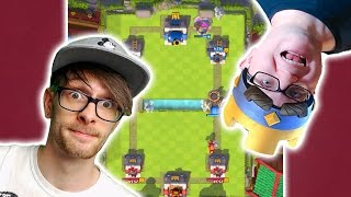 CLASH ROYALE 👑 KOPFÜBER CHALLENGE 👑 UPSIDE DOWN  OTTO vs STAN  OttoVanThom [upl. by Nonrev]